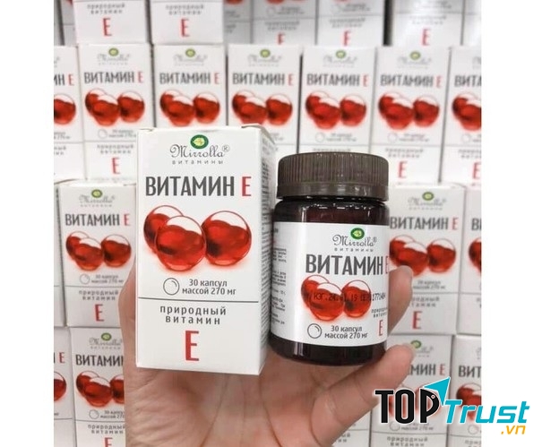 Vitamin E đỏ Zentiva của Nga