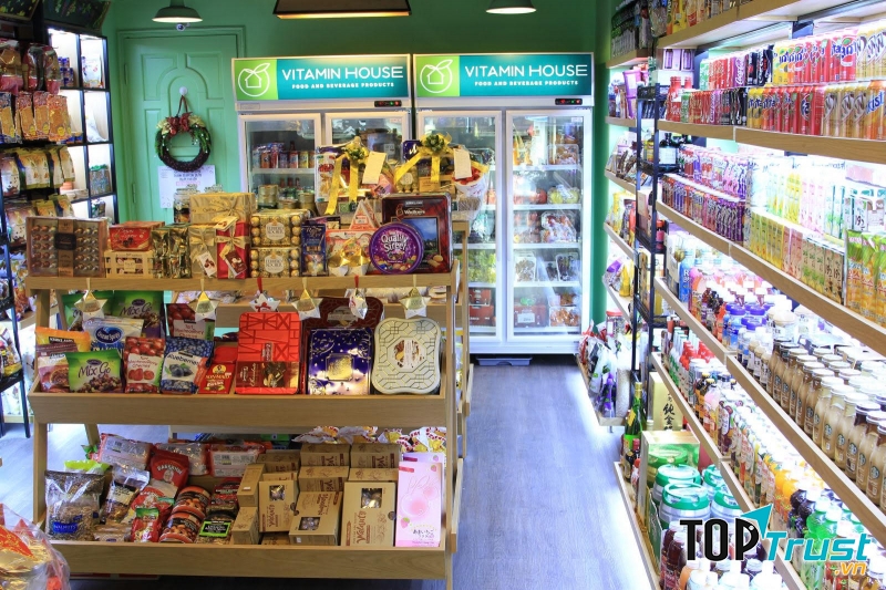 Gian hàng được bố trí hợp lý