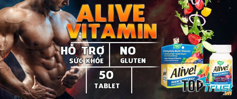 Vitamin Tổng Hợp Cho Nam Alive Men’s Energy