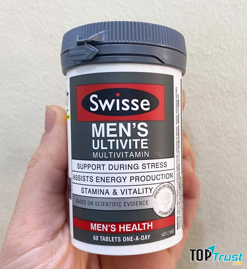 Vitamin Tổng Hợp Cho Nam Swisse Men’s Ultivite Multivitamin