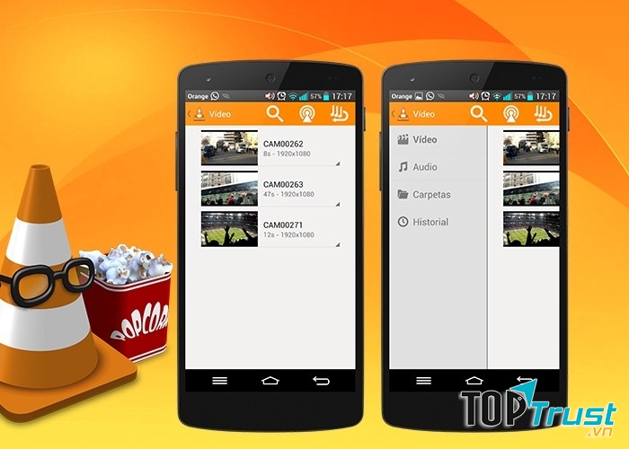 VLC được bình chọn là ứng dụng chạy video tốt nhất dành cho các thiết bị Android