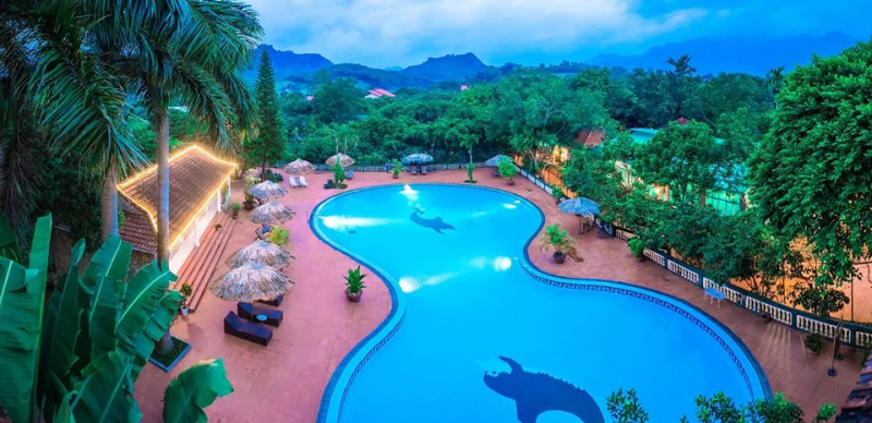 Vresort Hòa Bình được thiết kế độc đáo