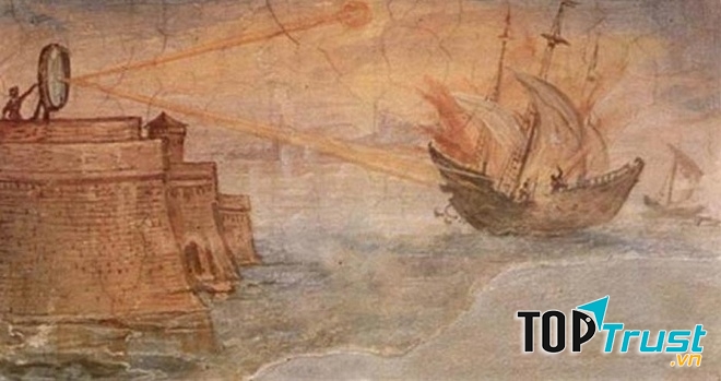 Vũ khí tia sáng Mặt trời của Archimedes