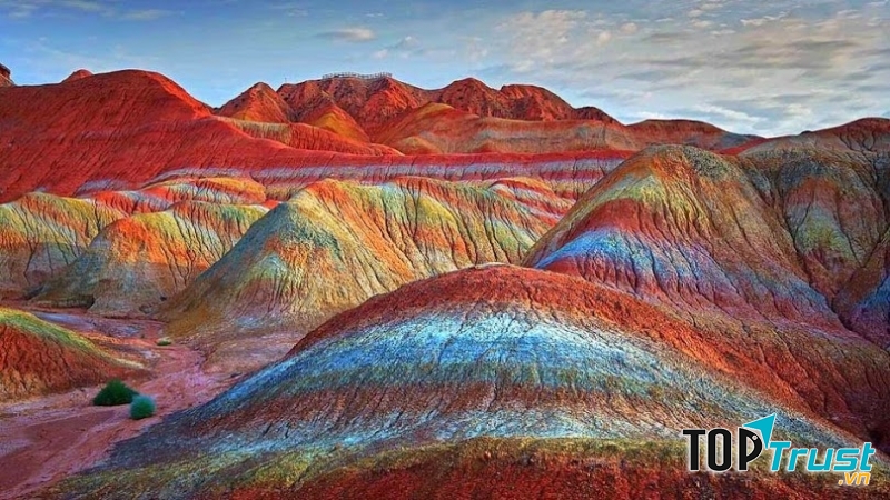 Vùng núi Zhangye Danxia, tỉnh Cam Túc, Trung Quốc