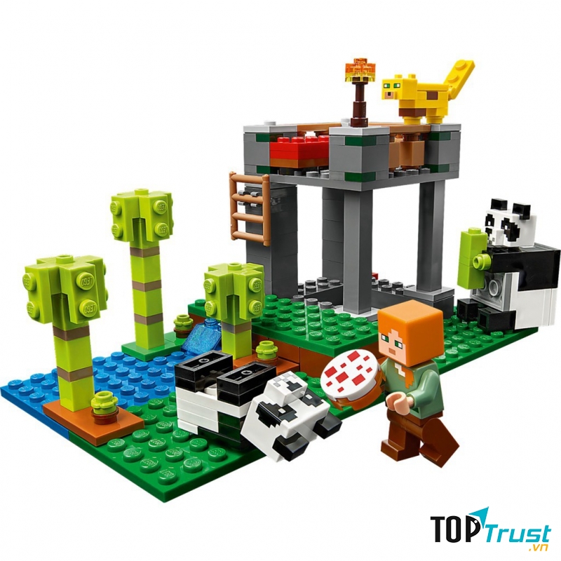 Vườn gấu trúc LEGO MINECRAFT - 21158
