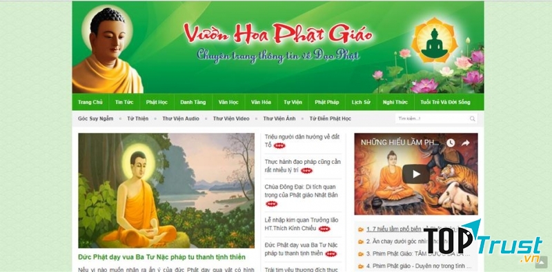 Vườn hoa Phật giáo