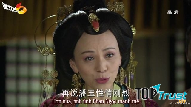 Vương Lâm vai Hàn Chiêu Nghi trong bộ phim Khuynh thế hoàng phi