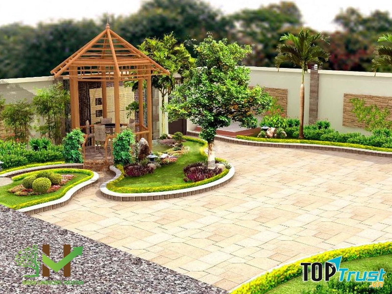 Vuonhoa.vn là đơn vị thiết kế - thi công sân vườn hợp phong thủy với nhiều năm kinh nghiệm về trong lĩnh vực sân vườn