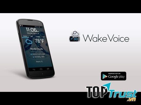 WakeVoice Alarm - tắt chuông bằng giọng nói