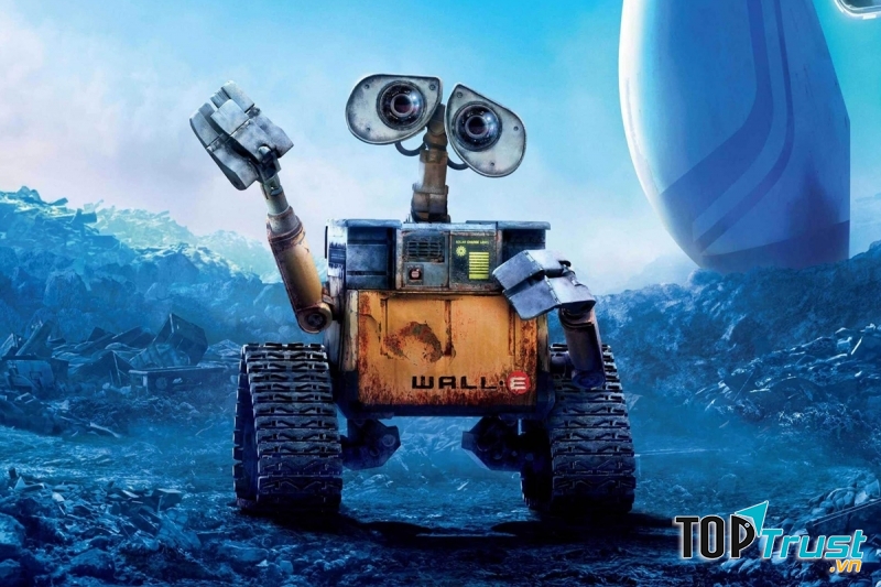Nhân vật Wall-E là một chú robot được tạo ra với mục đích chính là thu gom và xử lý rác thải trên Trái Đất