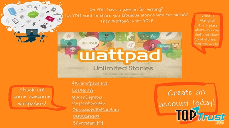 Wattpad không chỉ được biết đến là một phần mềm mà còn là một thư viện