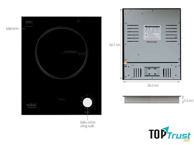 Bếp hồng ngoại Wellchi KR-100
