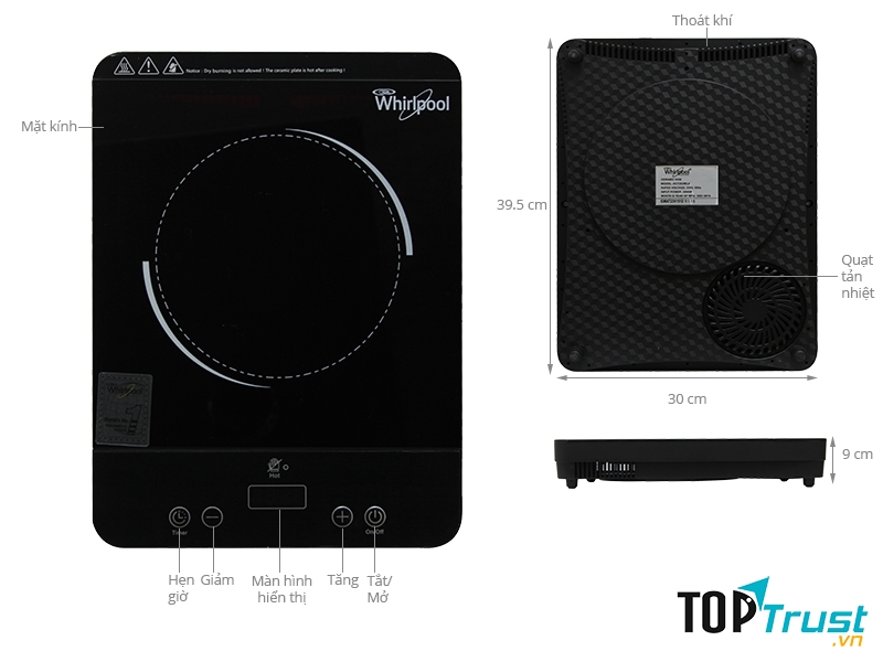 Bếp hồng ngoại Whirlpool ACT203/BLV
