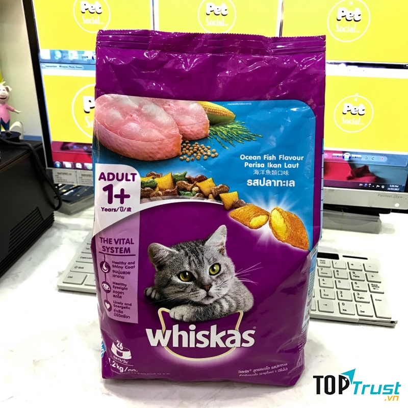 Thức ăn mèo Whiskas