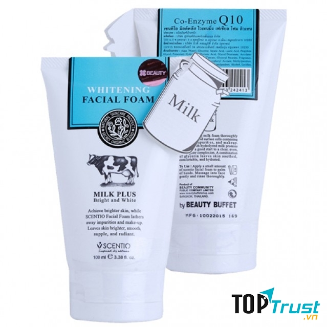 Beauty Buffet Scentio Milk Plus Whitening Facial Foam Q10