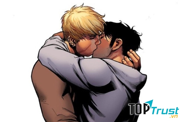 Nụ hôn đầu tiên trong Avengers: The Children's Crusade #9