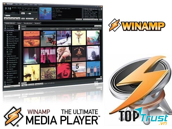 Phần mềm nghe nhạc Winamp