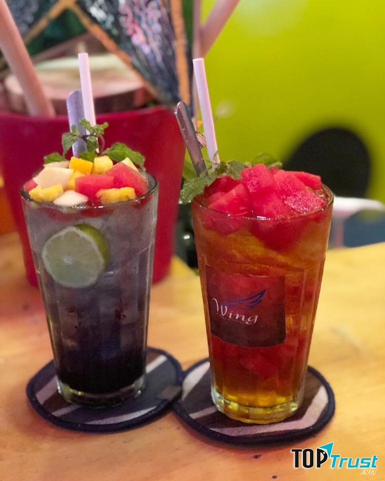 Đồ uống tại Wing Coffee