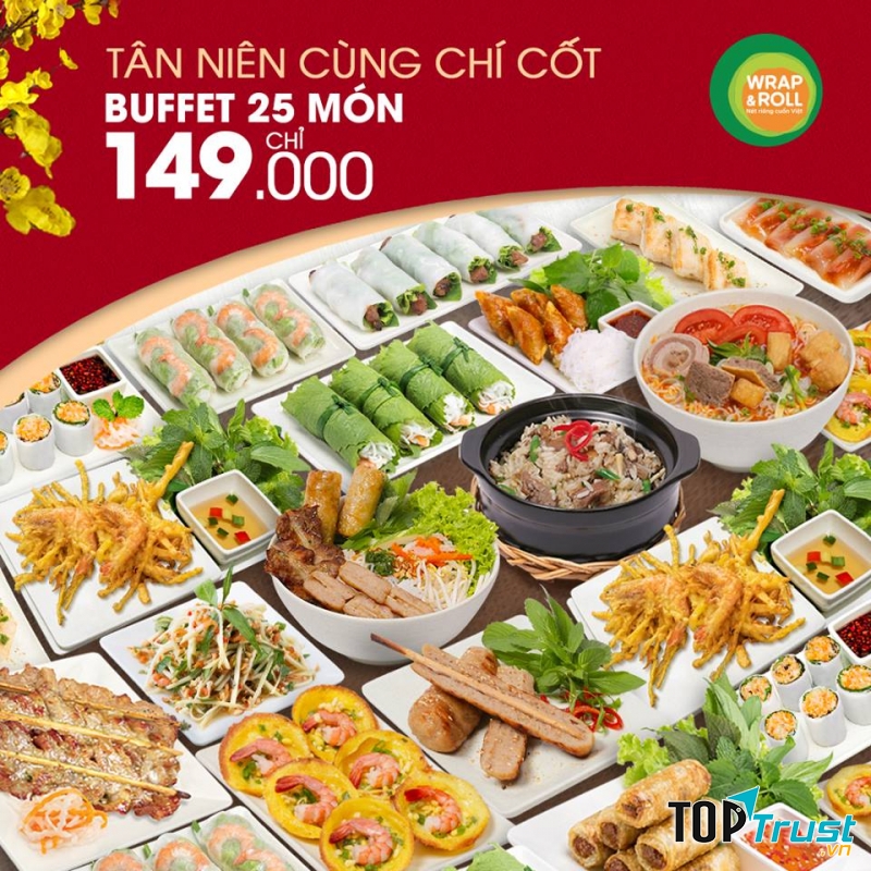 Món ăn ngon hấp dẫn tại nhà hàng
