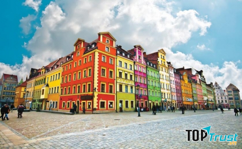 Thủ Phủ của Ba Lan rực rỡ sắc màu