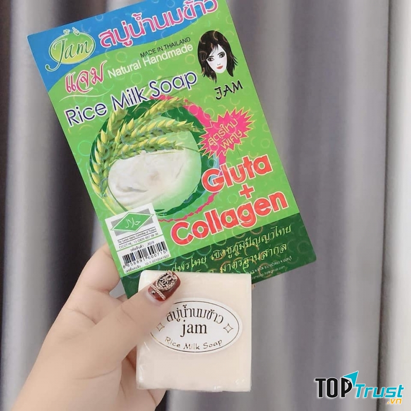Xà phòng tắm cám gạo Jam Rice Milk Soap