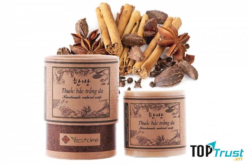 Xà phòng thiên nhiên Ecolife thuốc bắc trắng da