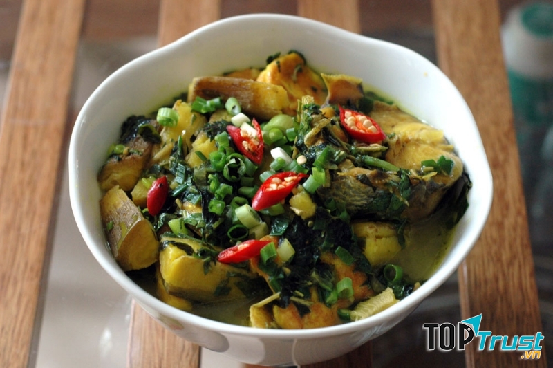 Xáo chuối Lâm Thao