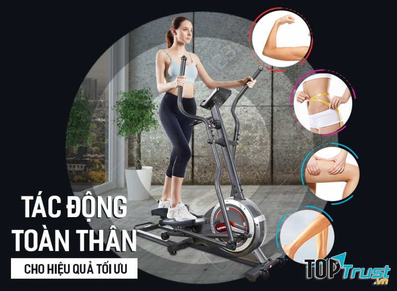 Xe đạp tập Kingsport elloptical bike EB-8901