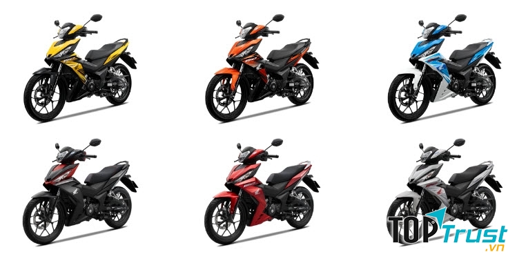 Màu xe Winner đa dạng đẹp mắt không kém phần độc đáo