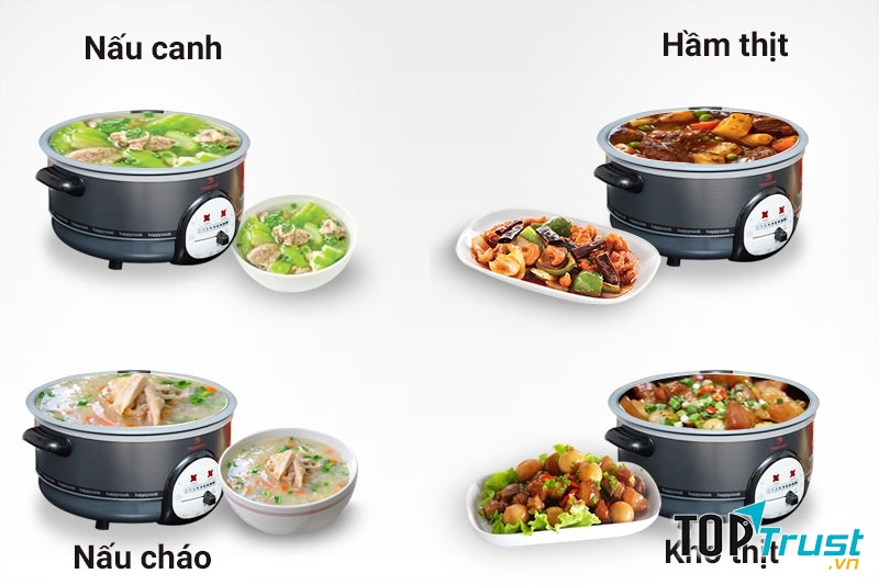 Một số tính năng nấu nướng đi kèm