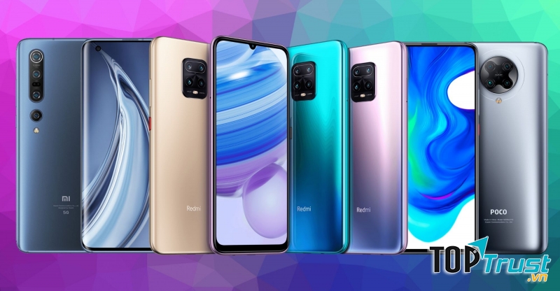 Nhiều dòng Smartphone của Xiaomi gây ấn tượng hiện nay