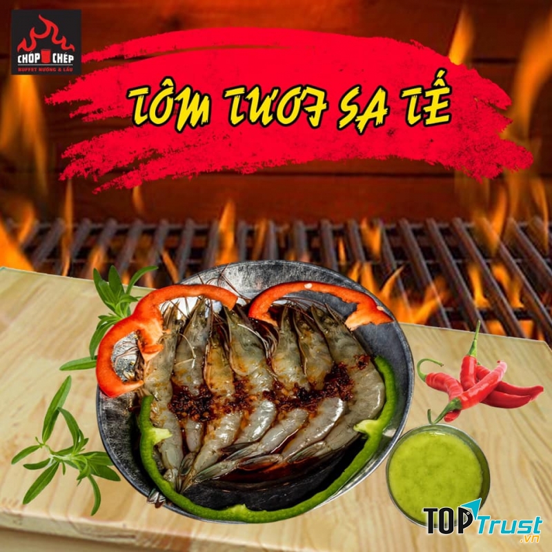 Các món nướng hấp dẫn tại quán