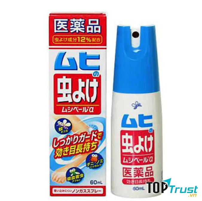Xịt Chống Muỗi Đốt Và Côn Trùng Cắn Muhi Cho Bé Từ 6 Tháng: