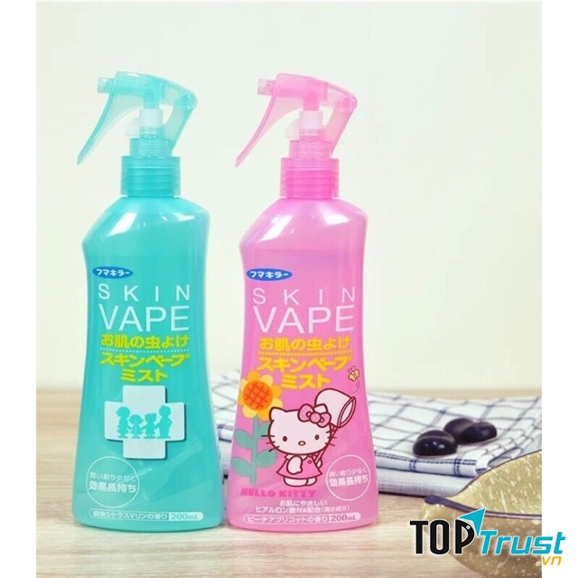 Xịt Chống Muỗi Và Côn Trùng Nhật Bản Skin Vape Hello Kitty