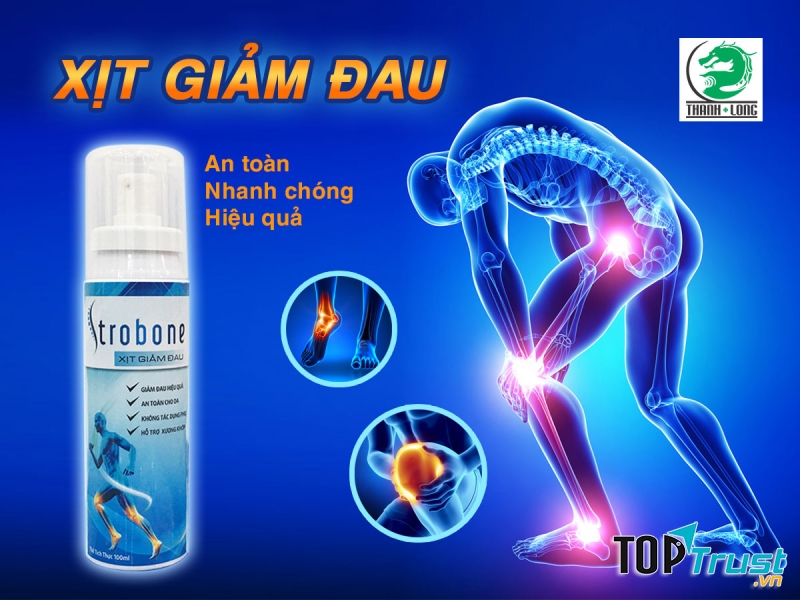 xịt giảm đau Strobone