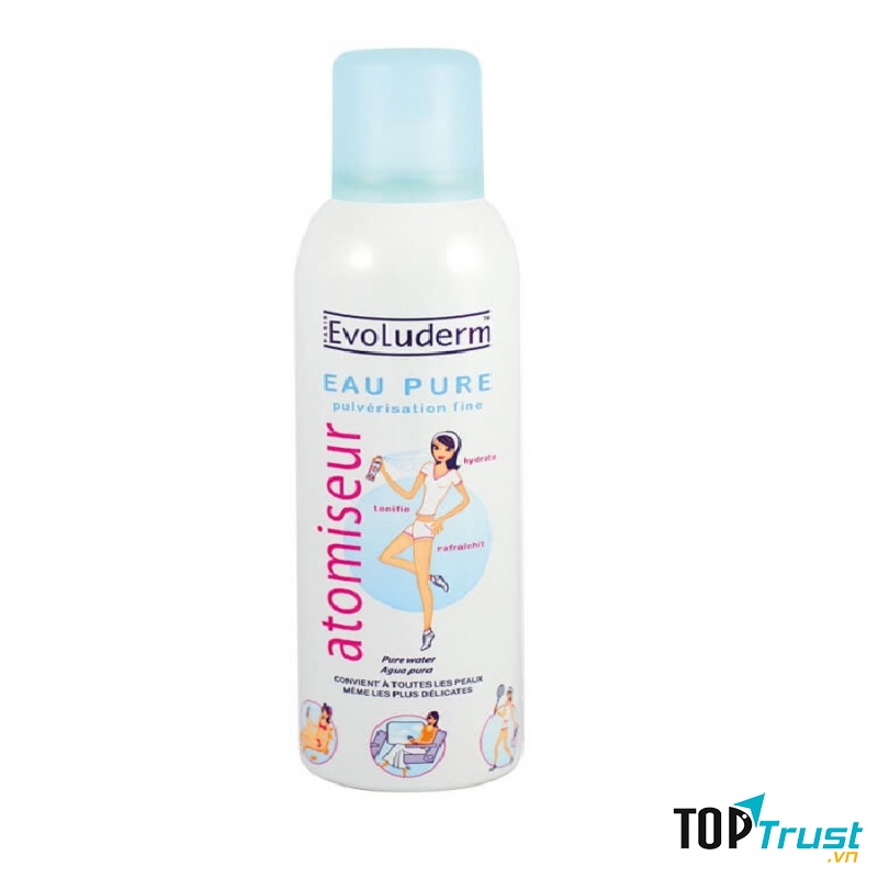 Xịt Khoáng Evoluderm Atomiseur Eau Pure 150ml