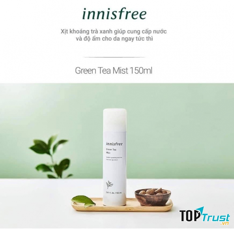 Xịt Khoáng Innisfree Green Tea Mineral Mist của thương hiệu Innisfree