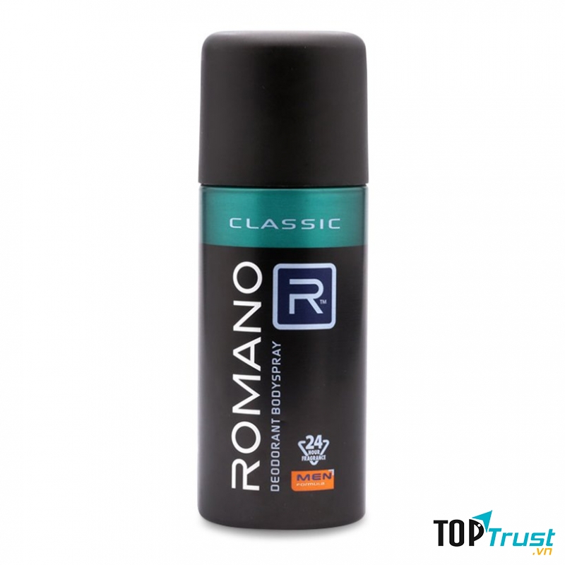 XỊT KHỬ MÙI TOÀN THÂN ROMANO CLASSIC 150ML