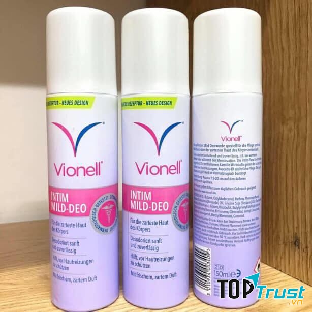 Xịt phụ khoa Vionell