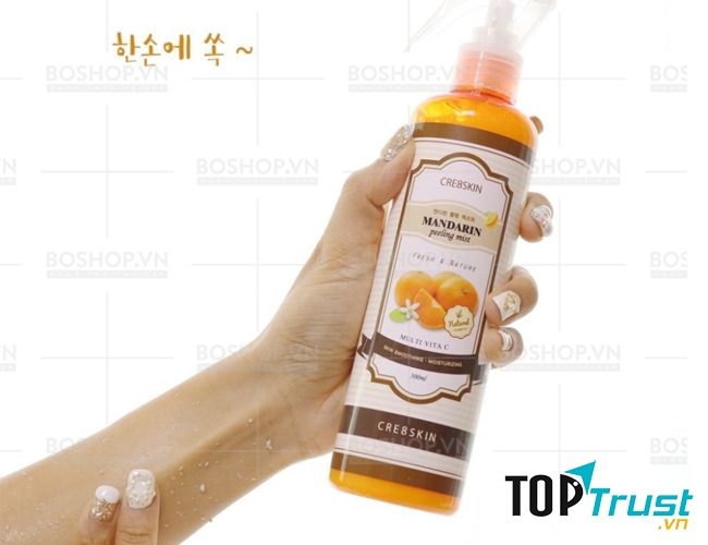 ] Xịt Tẩy Da Chết Cre8Skin Mandarin Peeling Mist