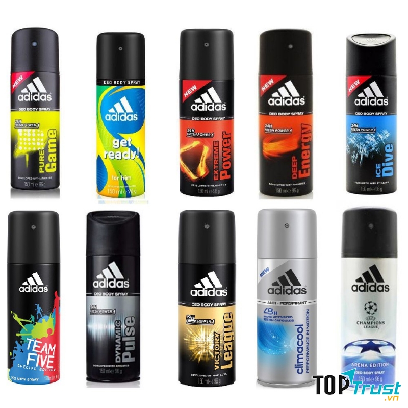 XỊT THƠM TOÀN THÂN ADIDAS DÀNH CHO NAM