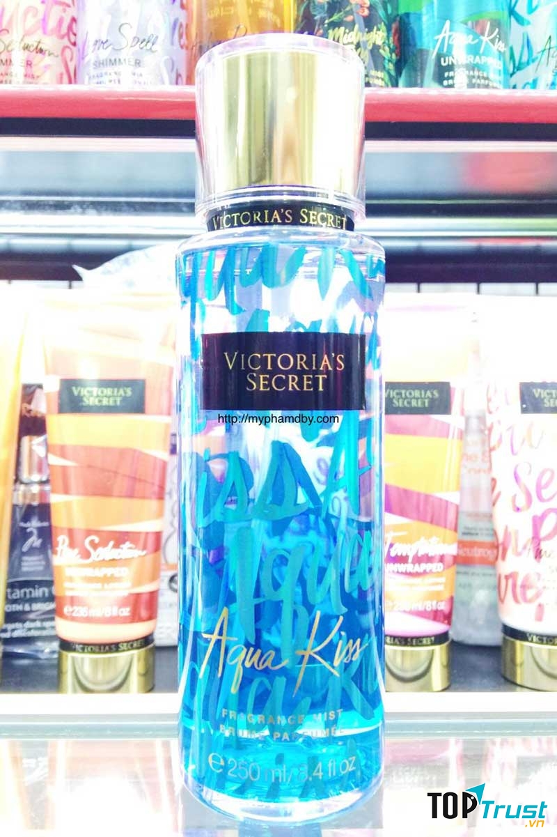Xịt Thơm Toàn Thân Victoria’s Secret – Aqua Kiss Water Blooms Fragrance Mist (250ml)