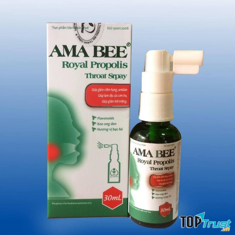 Xịt trị viêm họng AMA BEE Royal Propolis