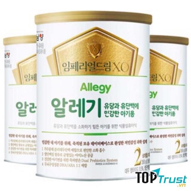 Sữa XO dành cho trẻ từ 3- 6 tháng tuổi.