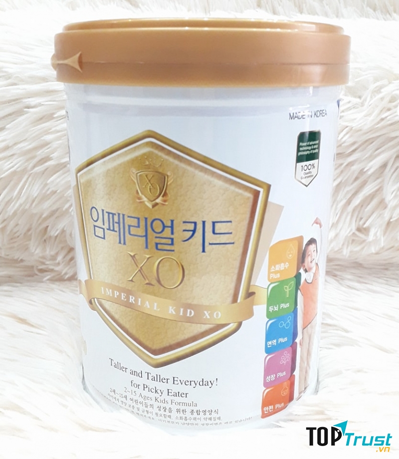 Sữa Imperial Kid XO hương vani 800g (2 - 15 tuổi)