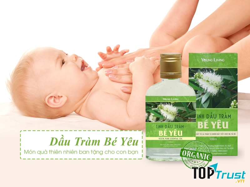Nên chuẩn bị sẵn cho con yêu một lọ tinh dầu tràm bạn nhé.