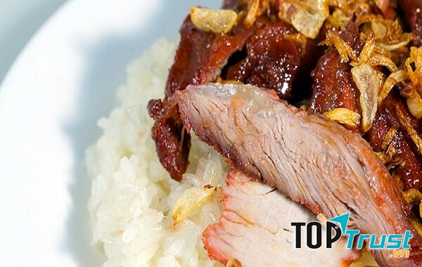 Xôi thịt xá xíu thơm ngon vô cùng