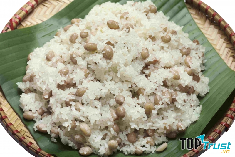 Xôi lạc thức quà hấp dẫn