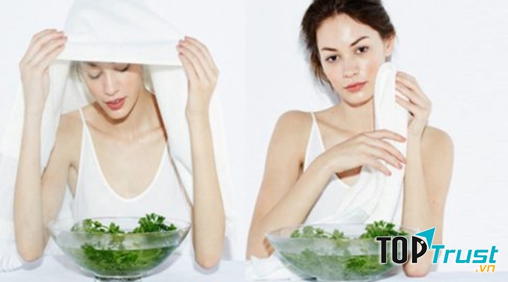 Xông hơi trị thâm mụn