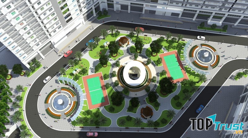 Xuân Mai Sparks Tower nhìn từ trên cao